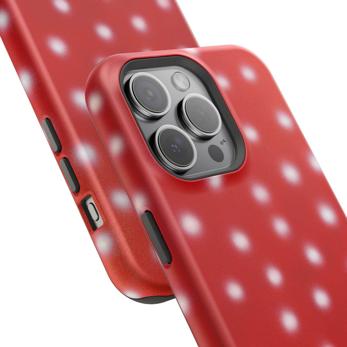 MagSafe "cherry crush polka dot" airbrush iPhone case