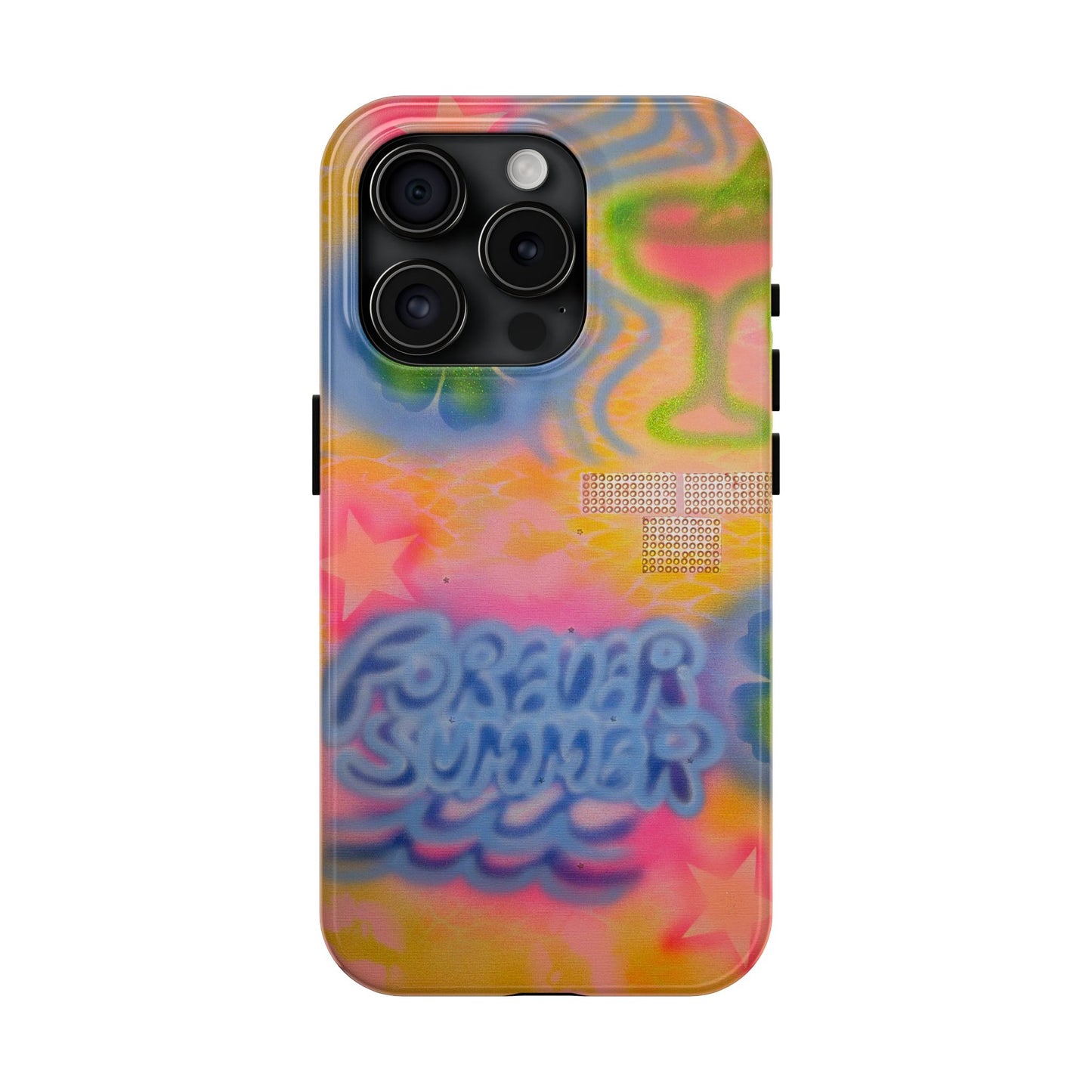 "forever summer" airbrush iPhone case