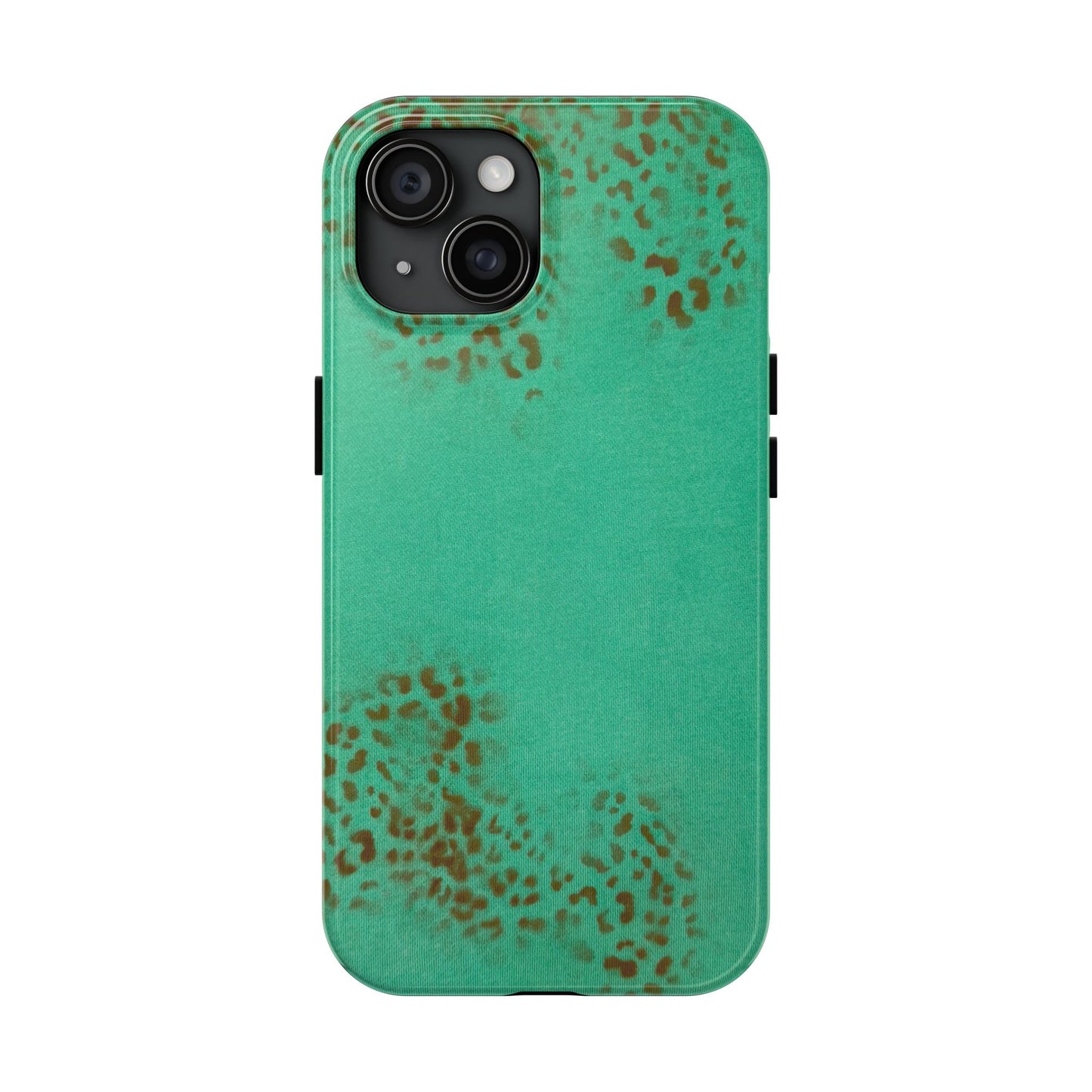 "teal cheetah" airbrush iPhone case