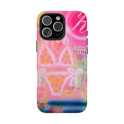 "santa monica strawberry" airbrush iPhone case
