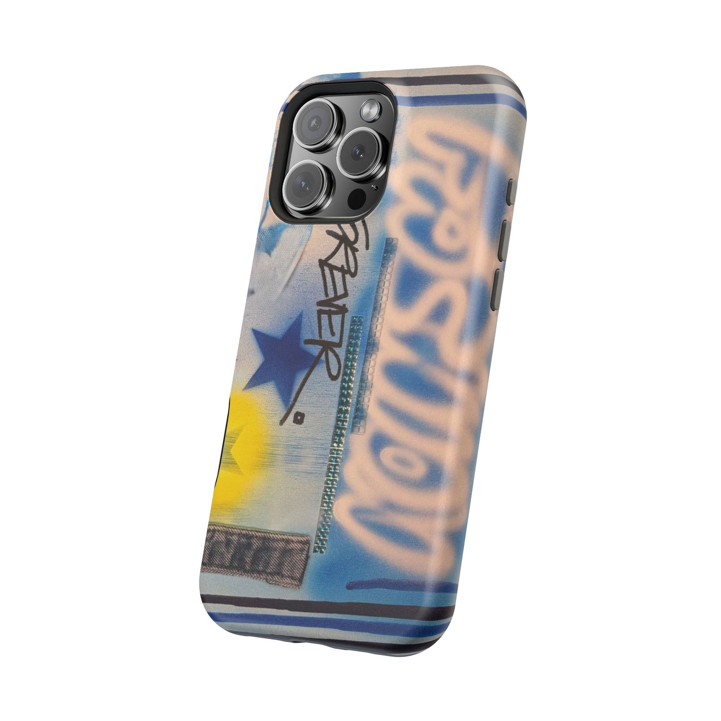 MagSafe "fashion forever" airbrush iPhone case