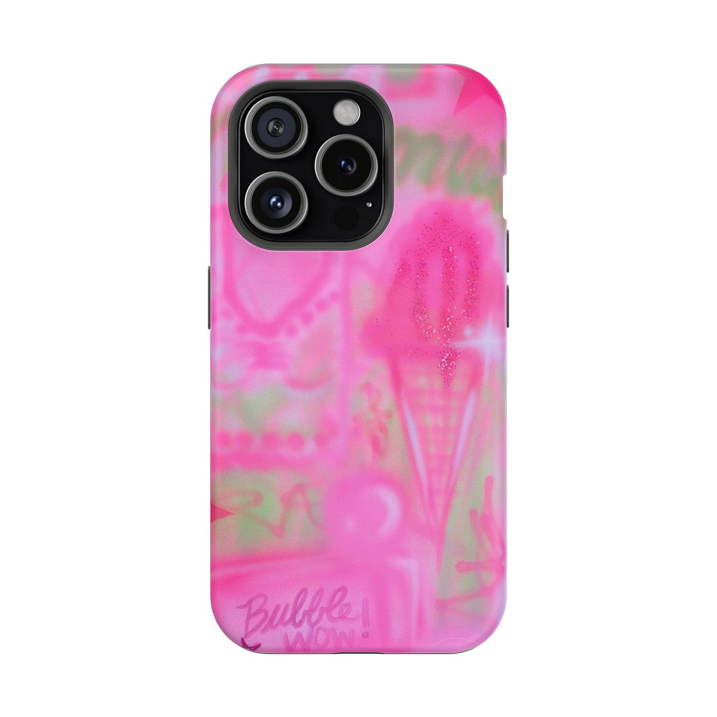MagSafe "miami matcha" airbrush iPhone case