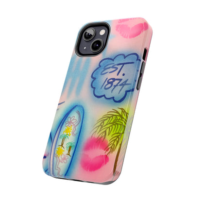 "in the wave" airbrush iPhone case