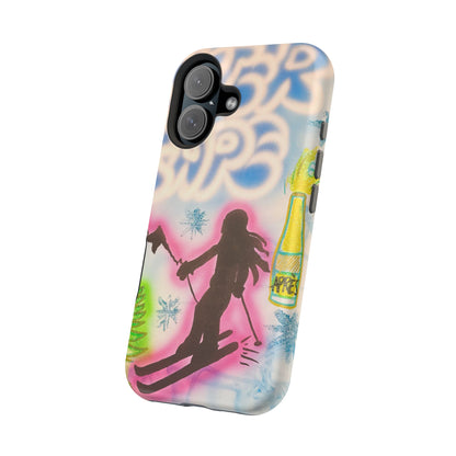 MagSafe "winter escape" airbrush iPhone case