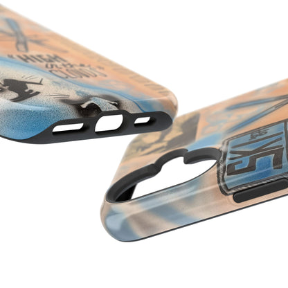 MagSafe „high in the clouds“ Airbrush iPhone Hülle