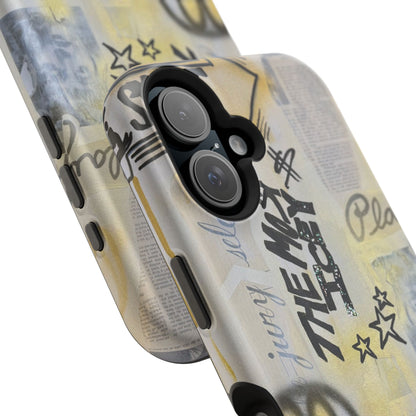 MagSafe "golden glacier" airbrush iPhone case