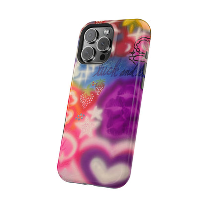 MagSafe „luck & luv pt. 2“ Airbrush iPhone Hülle
