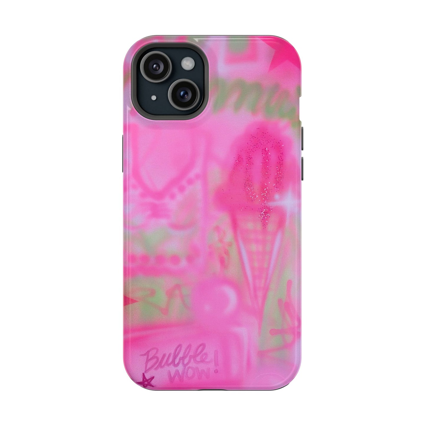 MagSafe "miami matcha" airbrush iPhone case