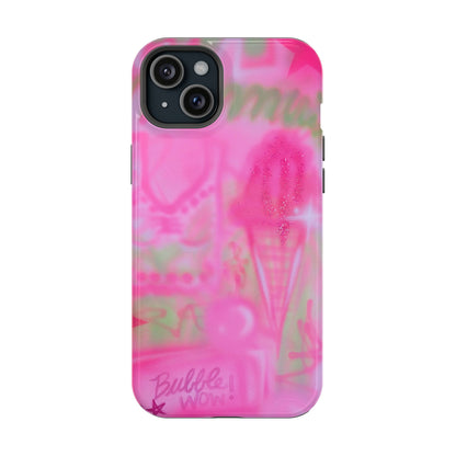 MagSafe "miami matcha" airbrush iPhone case