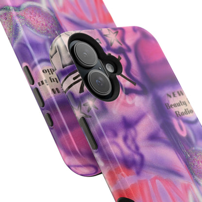 MagSafe "mic check" airbrush iPhone case