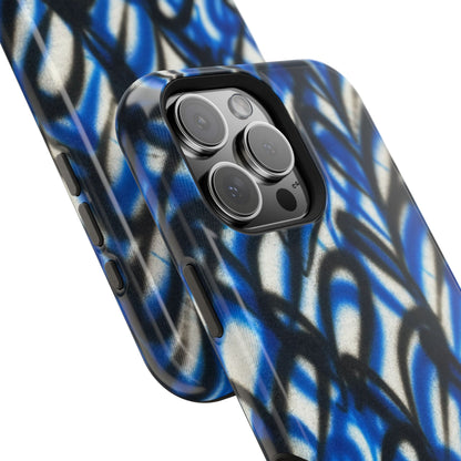 MagSafe "abstract hearts" airbrush iPhone case