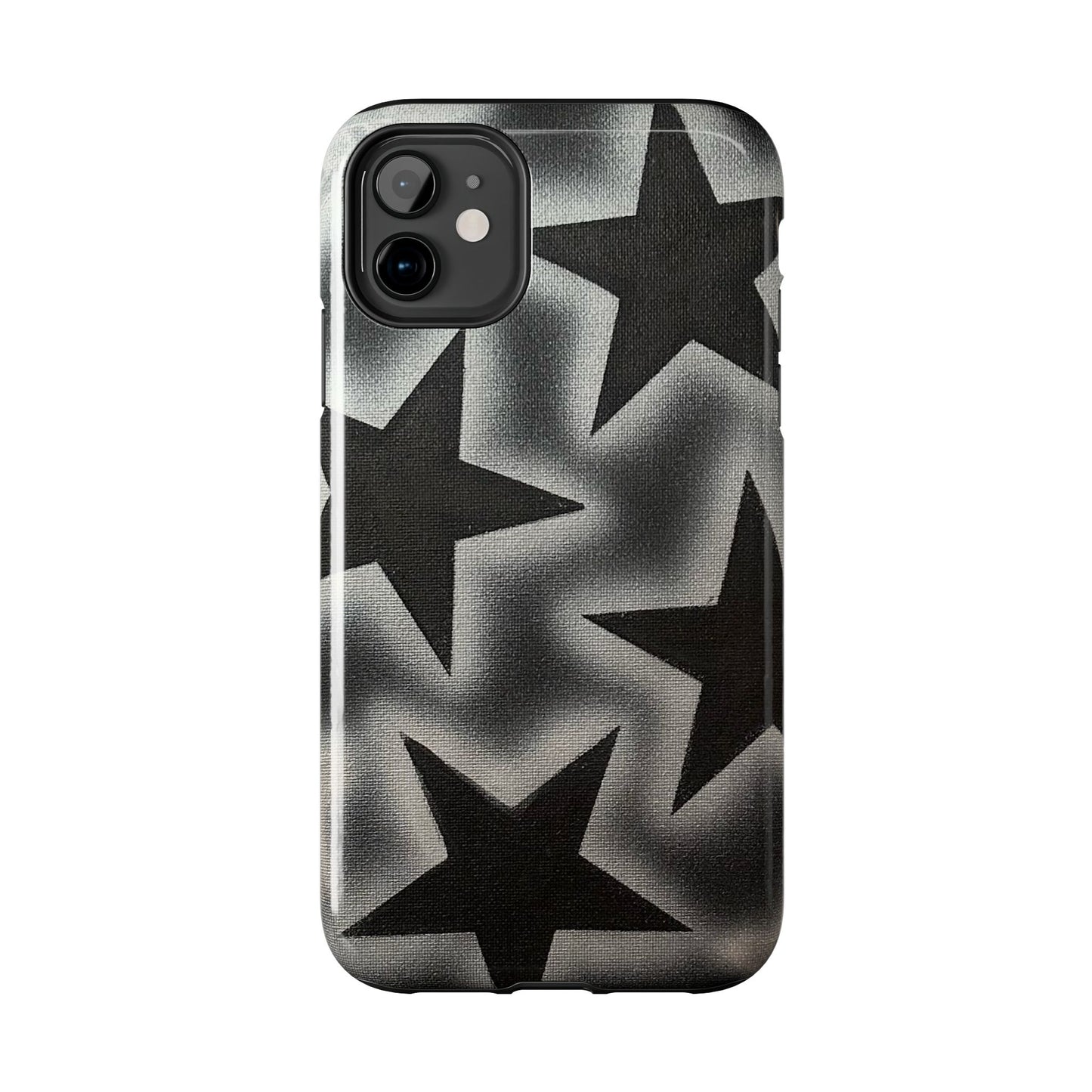 "chrome stars" airbrush iPhone case