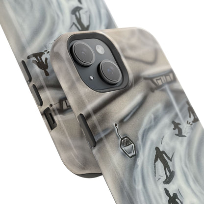 MagSafe "arctic avalanche" airbrush iPhone case