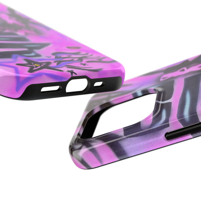 "neon nights" airbrush iPhone case