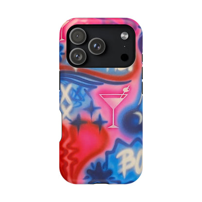 MagSafe "kiss me pt. 2" Airbrush iPhone Hülle