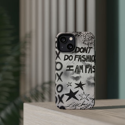 MagSafe "i am fashion" airbrush iPhone case