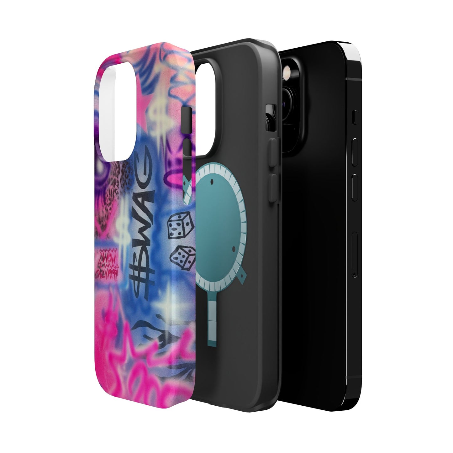 MagSafe "$wag" airbrush iPhone case