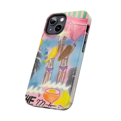 "kinis & tinis" airbrush iPhone case