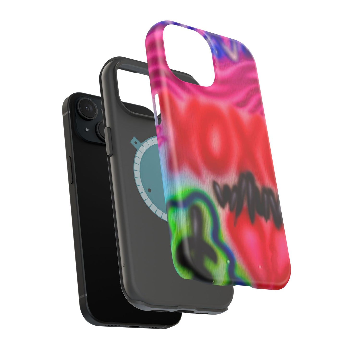 MagSafe Airbrush-iPhone-Hülle „with luv, xoxo“