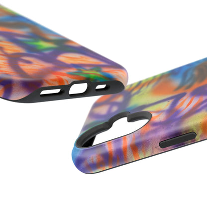 MagSafe "streetwear angel" airbrush iPhone case