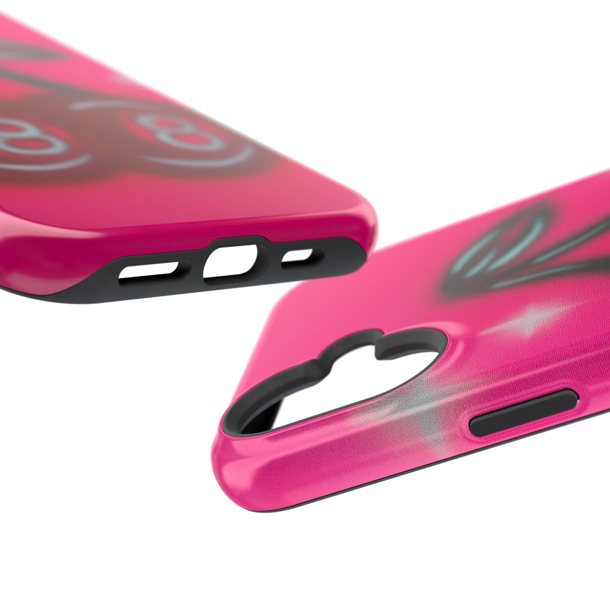 MagSafe "cherry 8ball" airbrush iPhone case