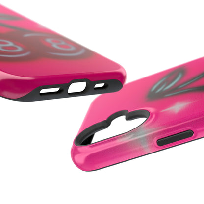 MagSafe "cherry 8ball" airbrush iPhone case