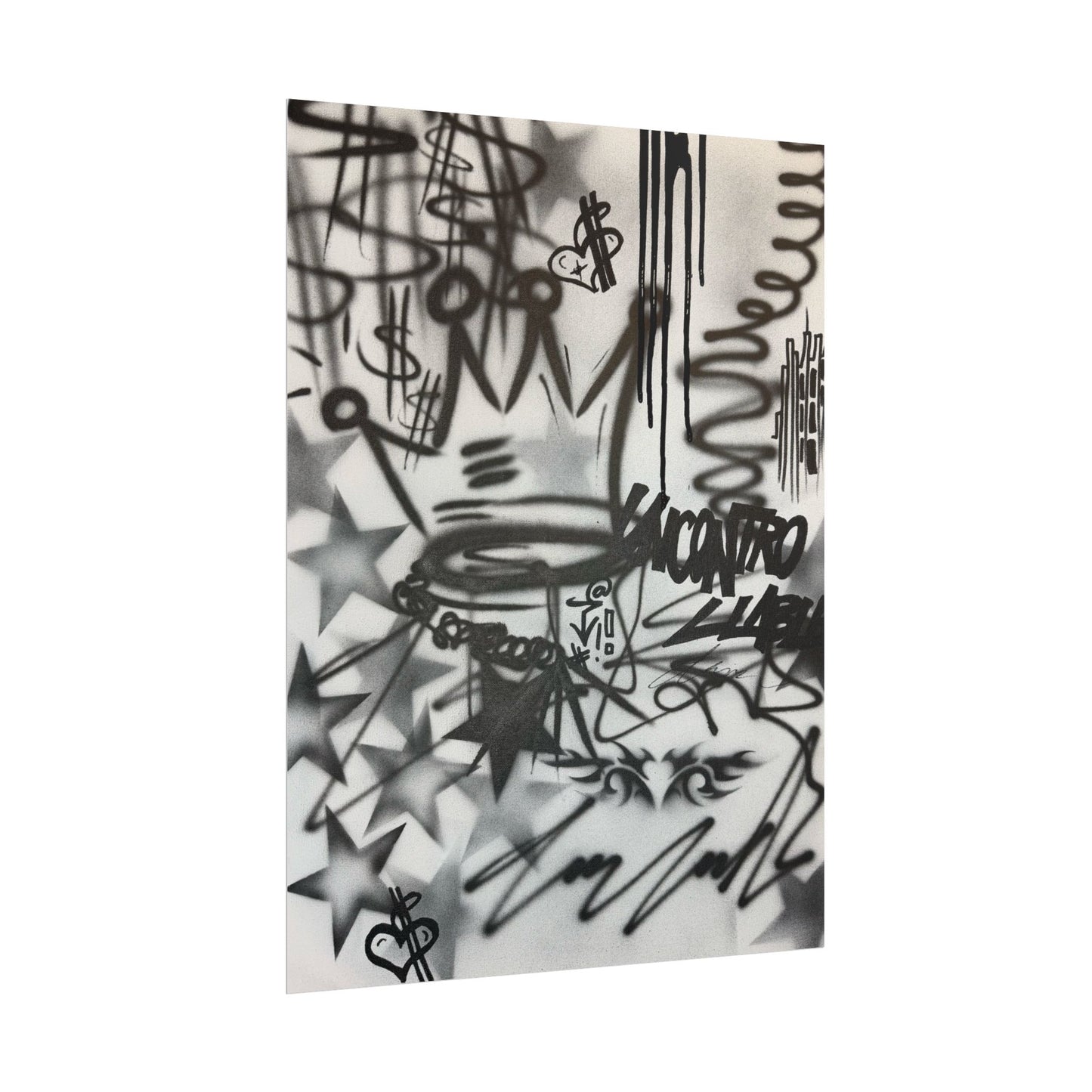 early access airbrush rolled print
