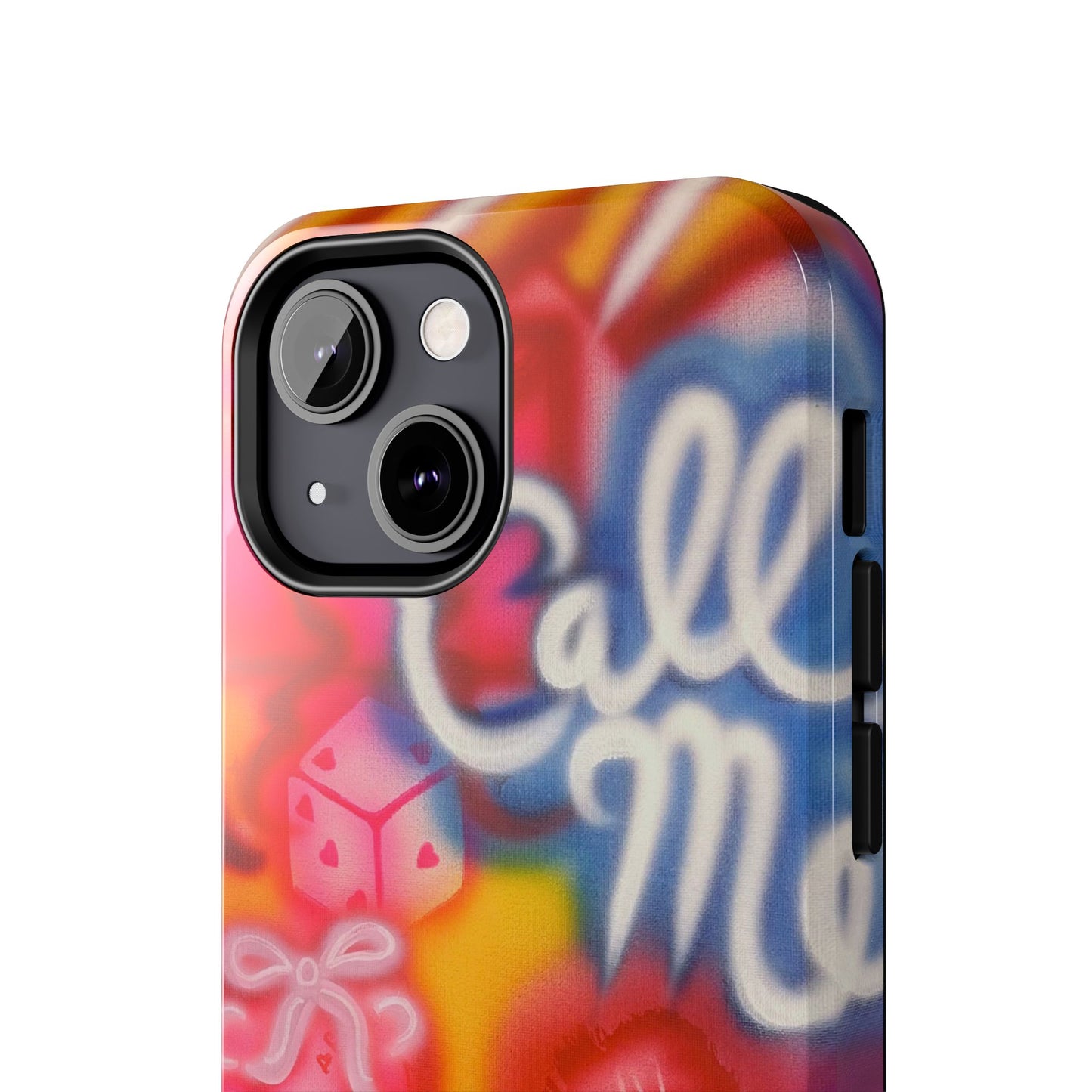 "CALL ME!" airbrush iPhone case