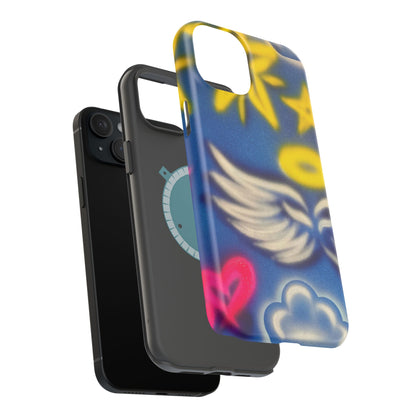 MagSafe "celestial halo" airbrush iPhone case