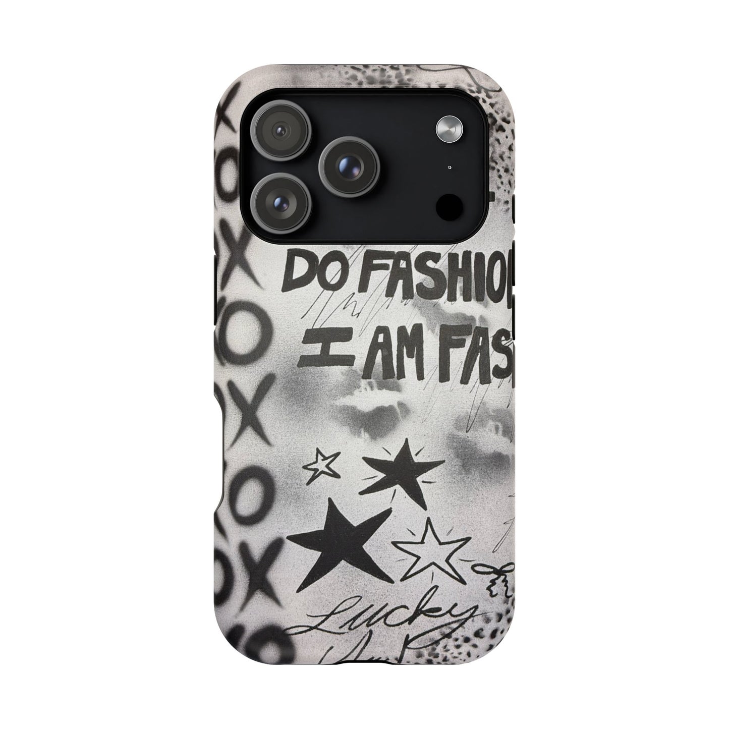 MagSafe "i am fashion" airbrush iPhone case