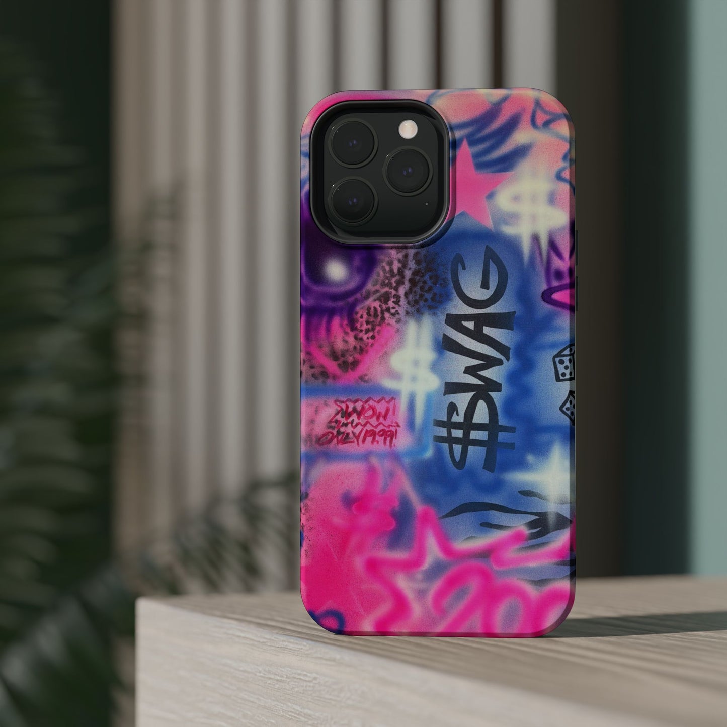 MagSafe "$wag" airbrush iPhone case