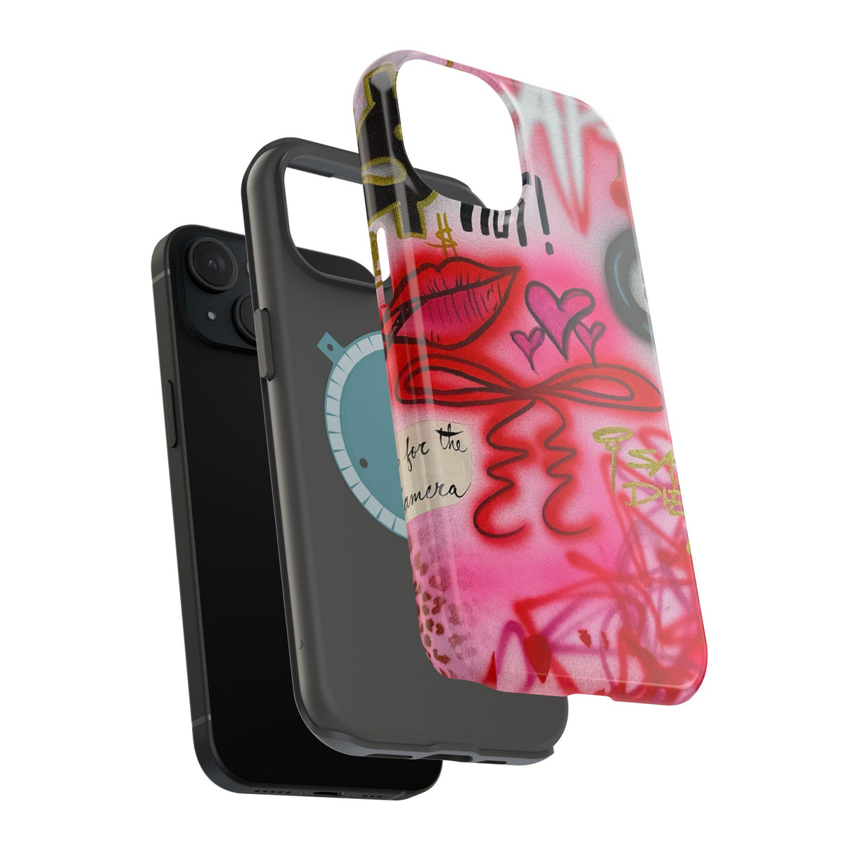 MagSafe "IT girl" airbrush iPhone case