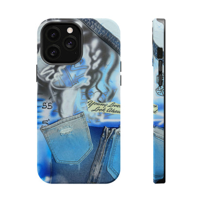 MagSafe "young lovers" airbrush iPhone case