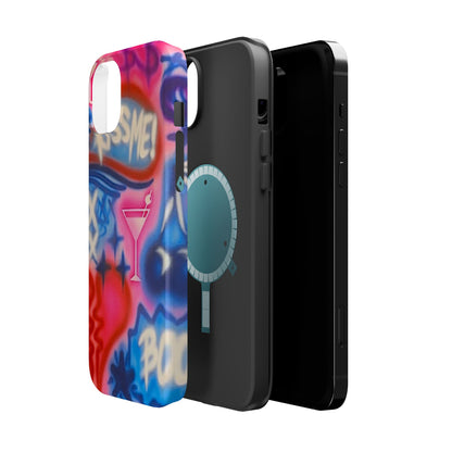MagSafe "kiss me pt. 2" Airbrush iPhone Hülle