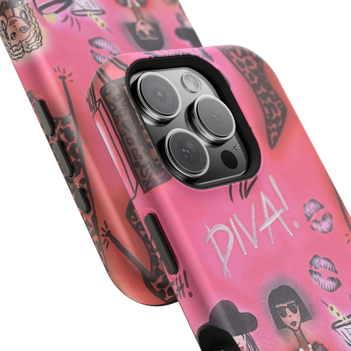 MagSafe "party diva" airbrush iPhone case