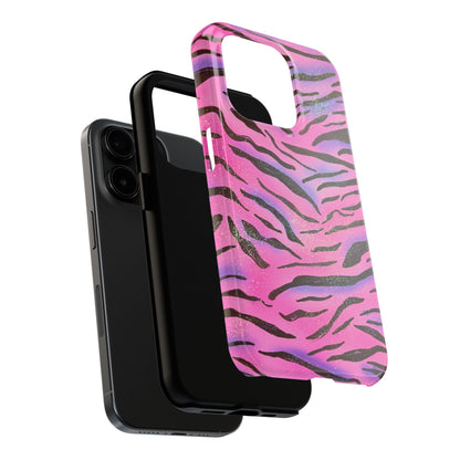 "glitter zebra" airbrush iPhone case