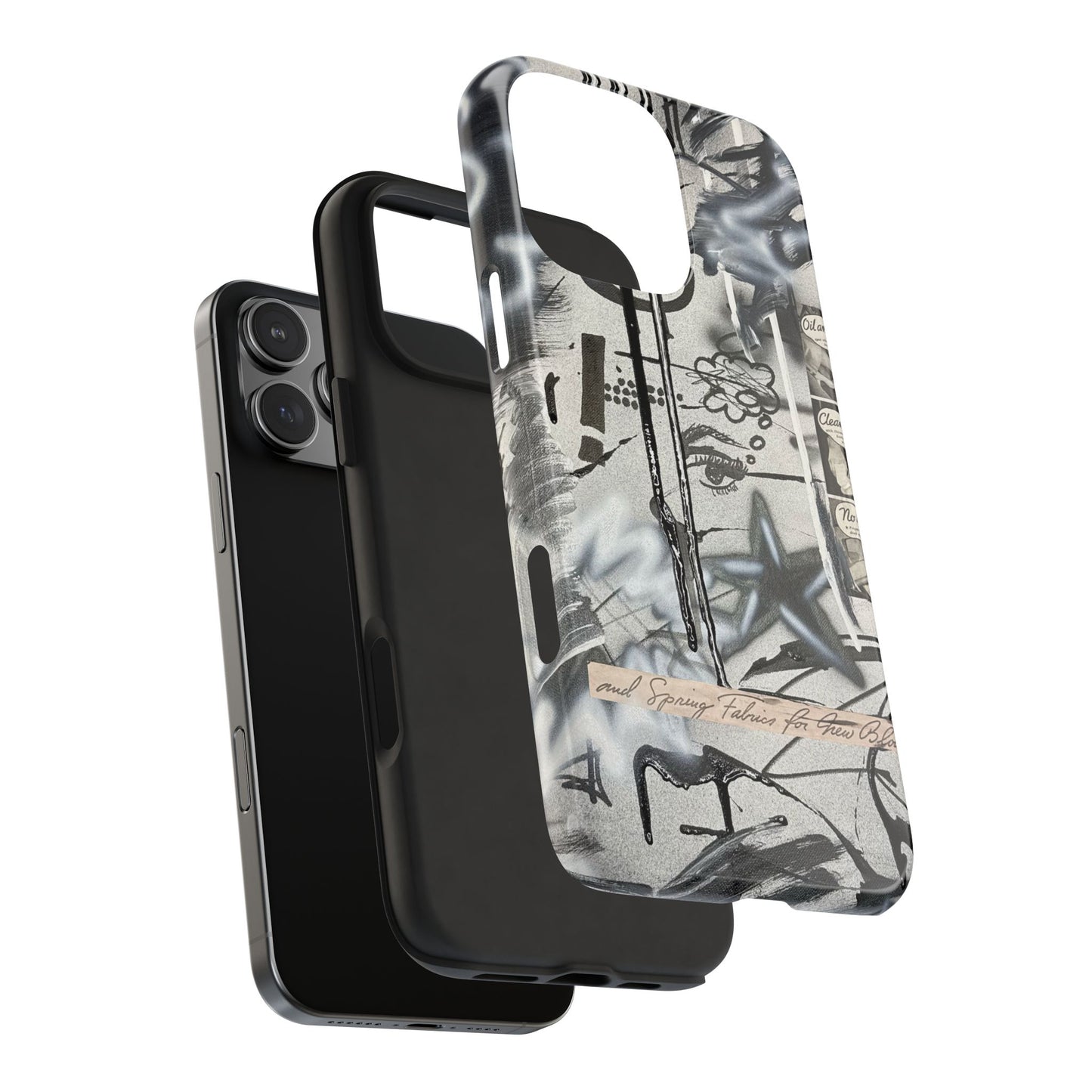 "monochrome mood" airbrush iPhone case