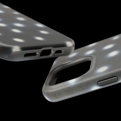MagSafe "coconut noir polka dot" airbrush iPhone case