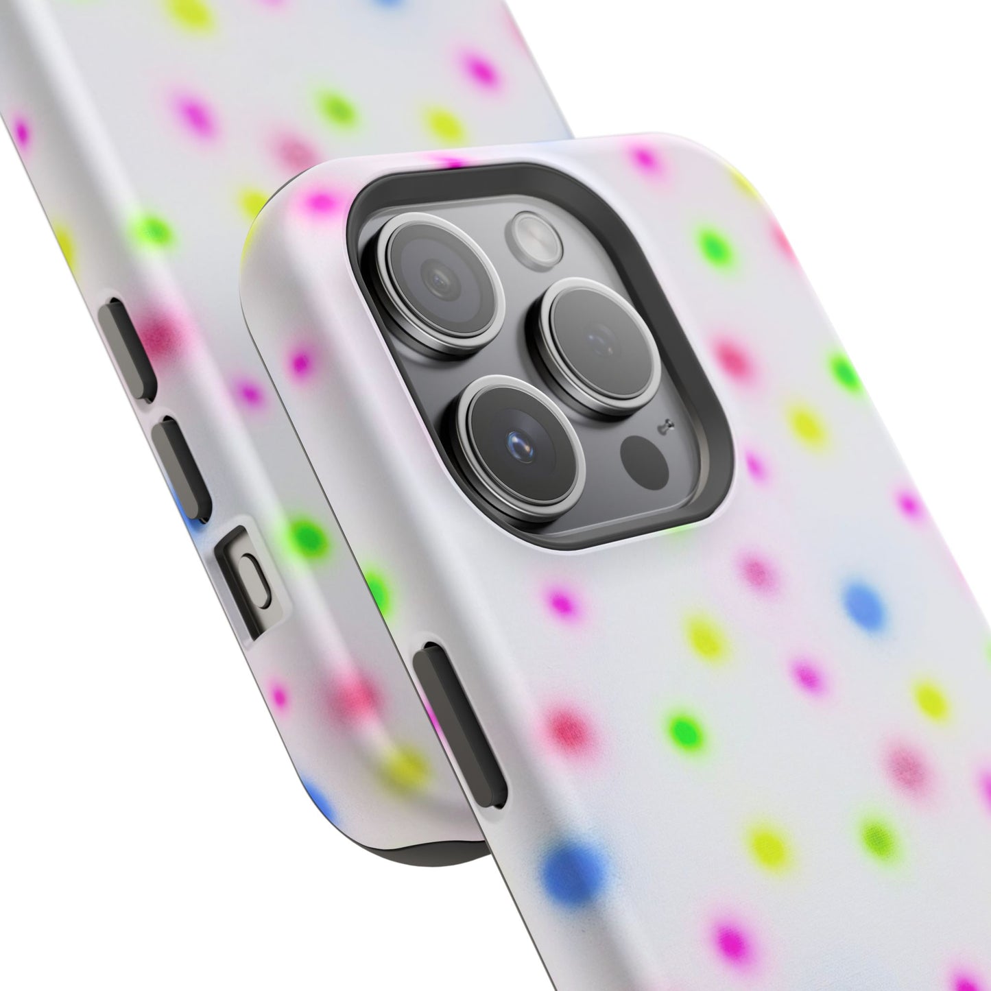 MagSafe "birthday cake polka dot" airbrush iPhone case