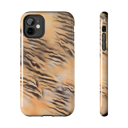 neutral tiger airbrush iPhone case