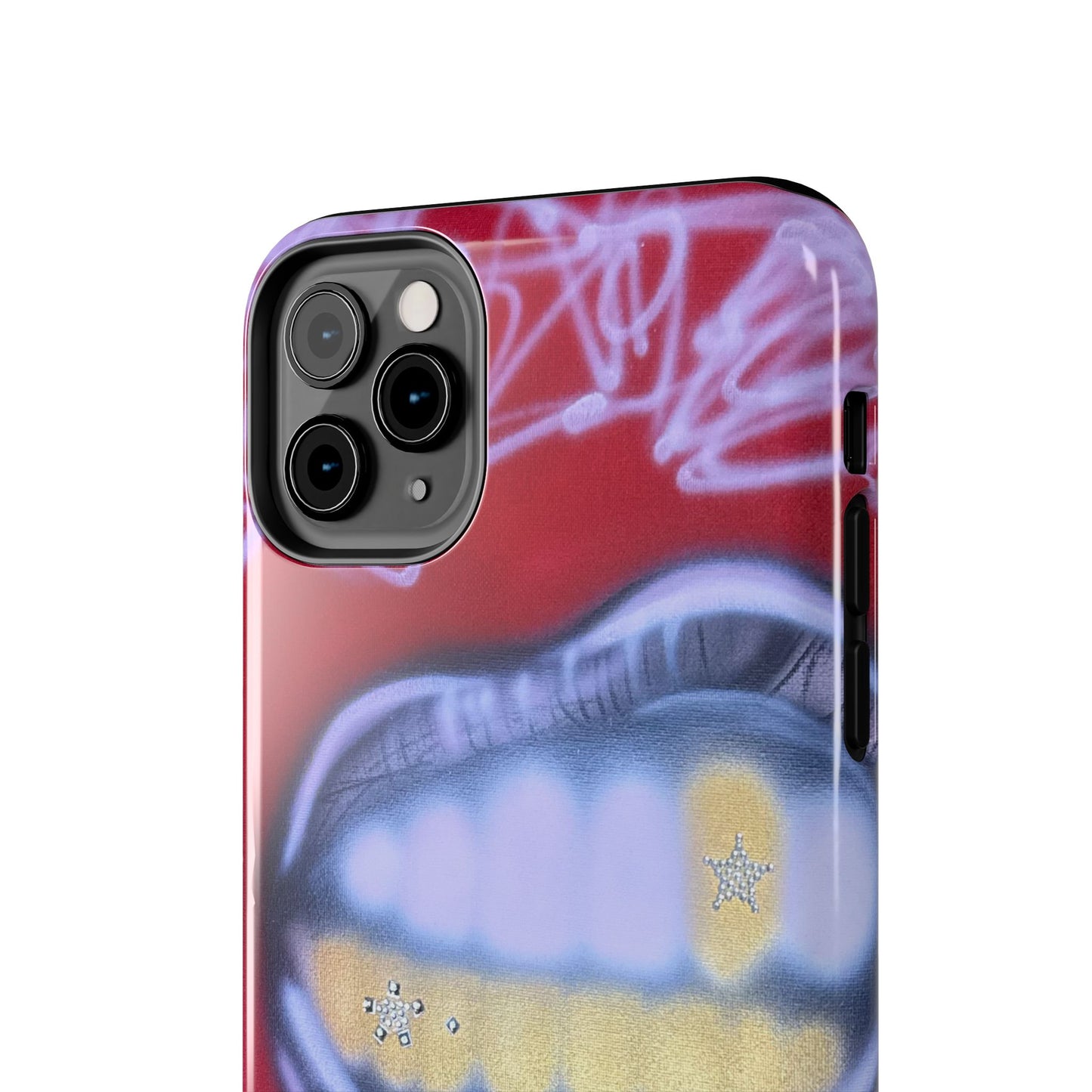 "tooth drip" airbrush iPhone case