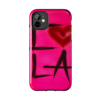 "I <3 LA" airbrush iPhone case
