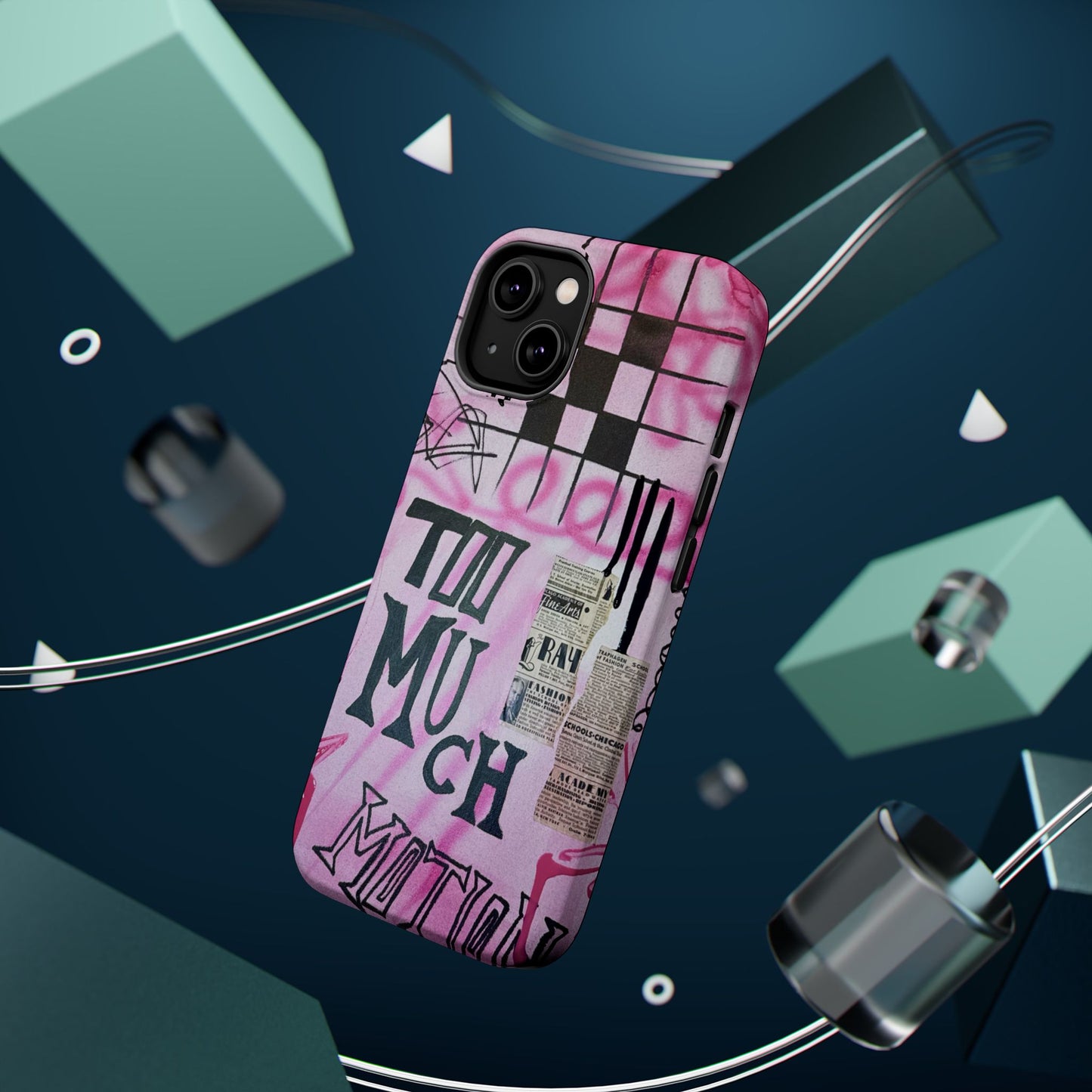 MagSafe "too much motion" airbrush iPhone case