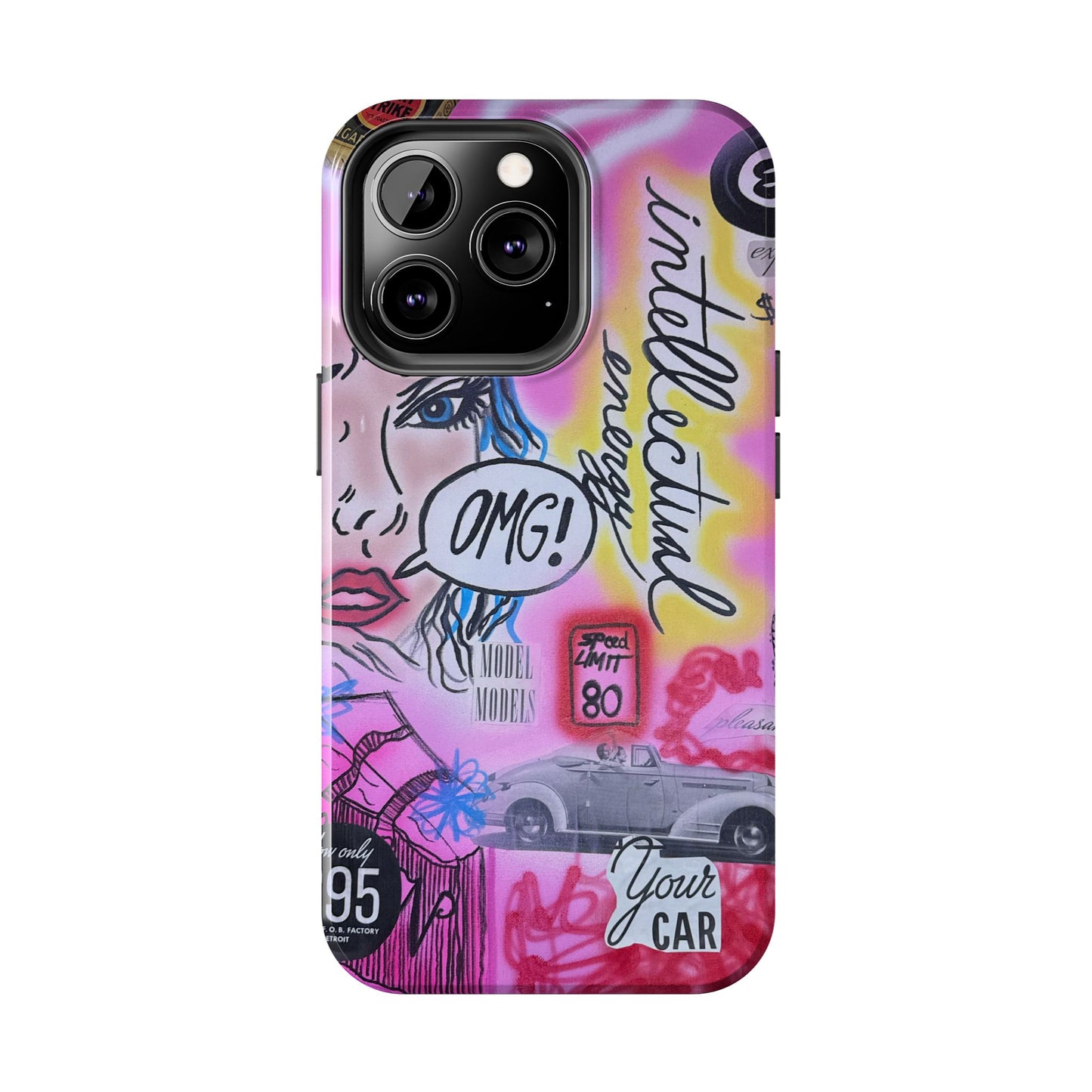 "intellectual energy" airbrush iPhone case
