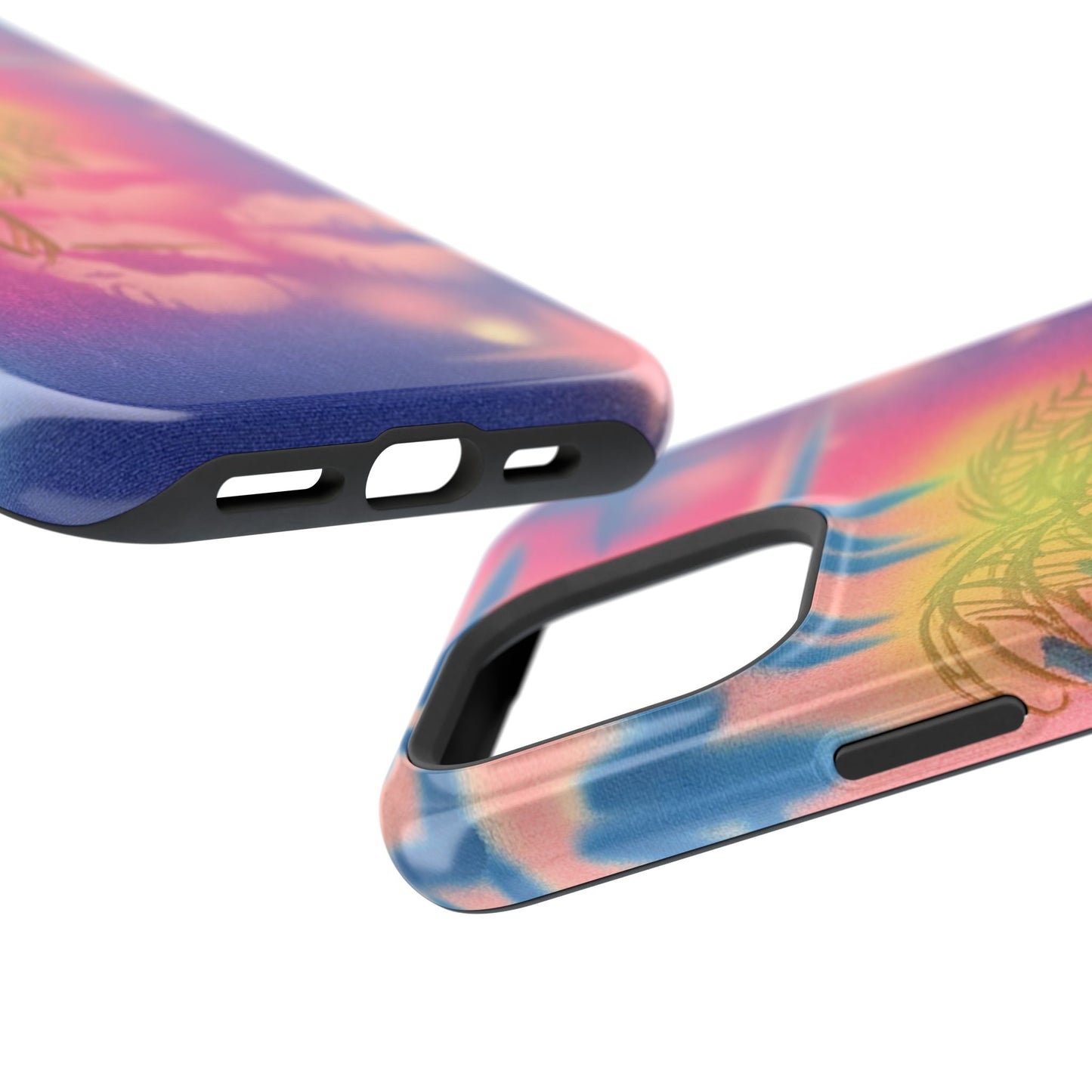 MagSafe "glowy night" airbrush iPhone case