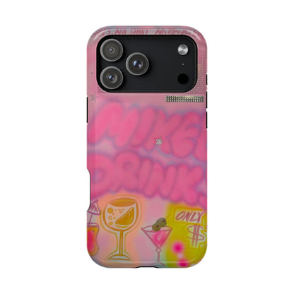 MagSafe "mixed drinks" airbrush iPhone case