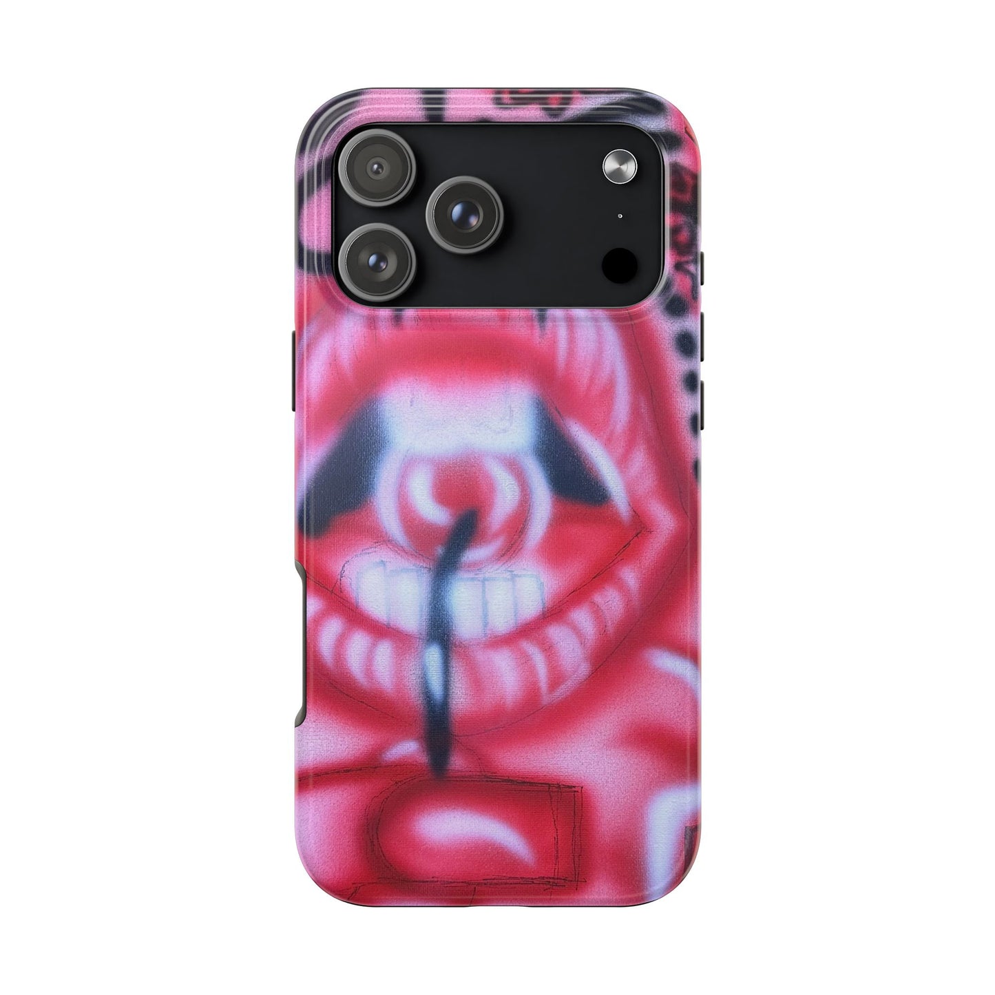 "be happy go lucky" airbrush iPhone case