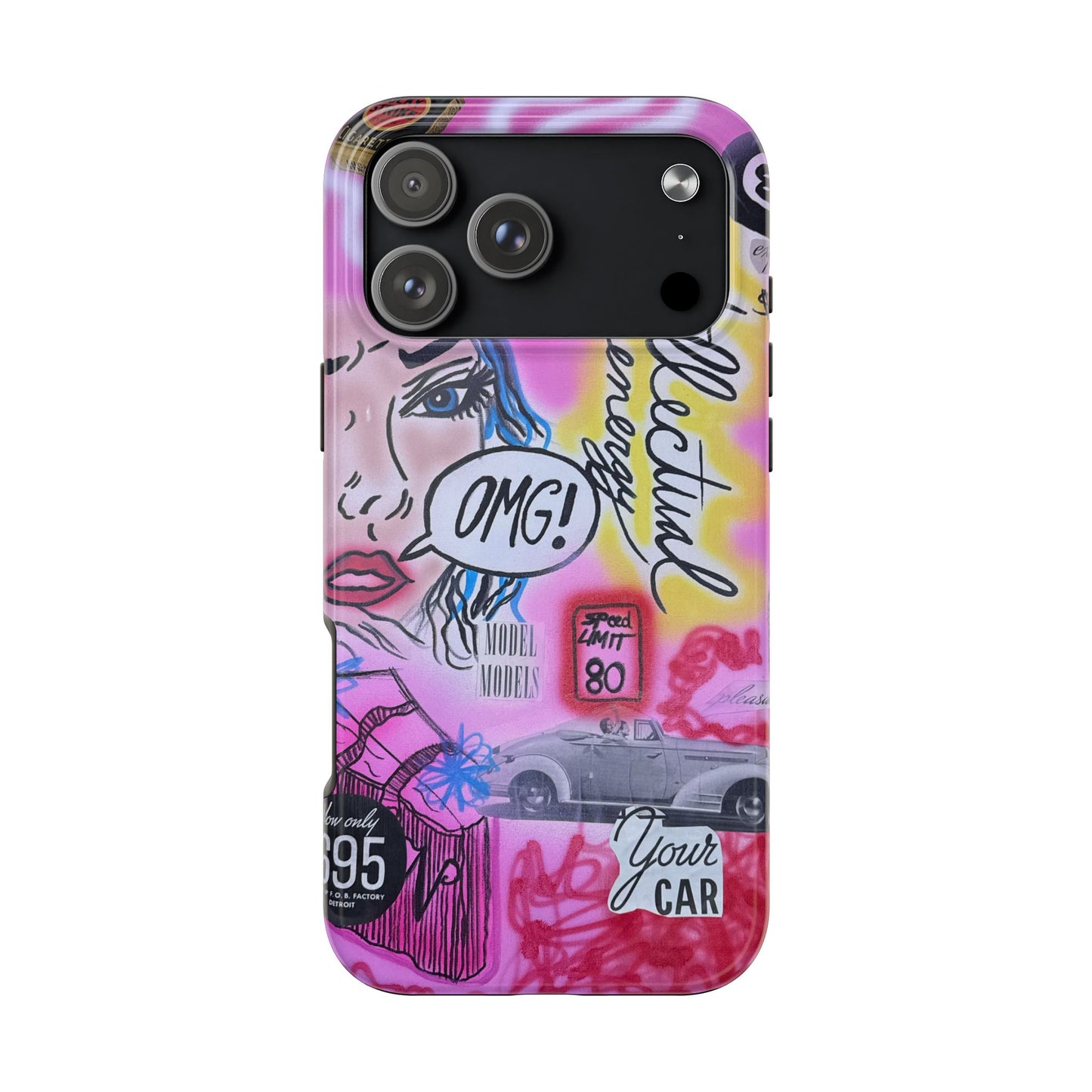 "intellectual energy" airbrush iPhone case