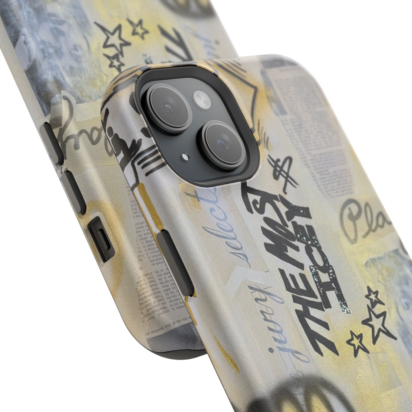 MagSafe "golden glacier" airbrush iPhone case
