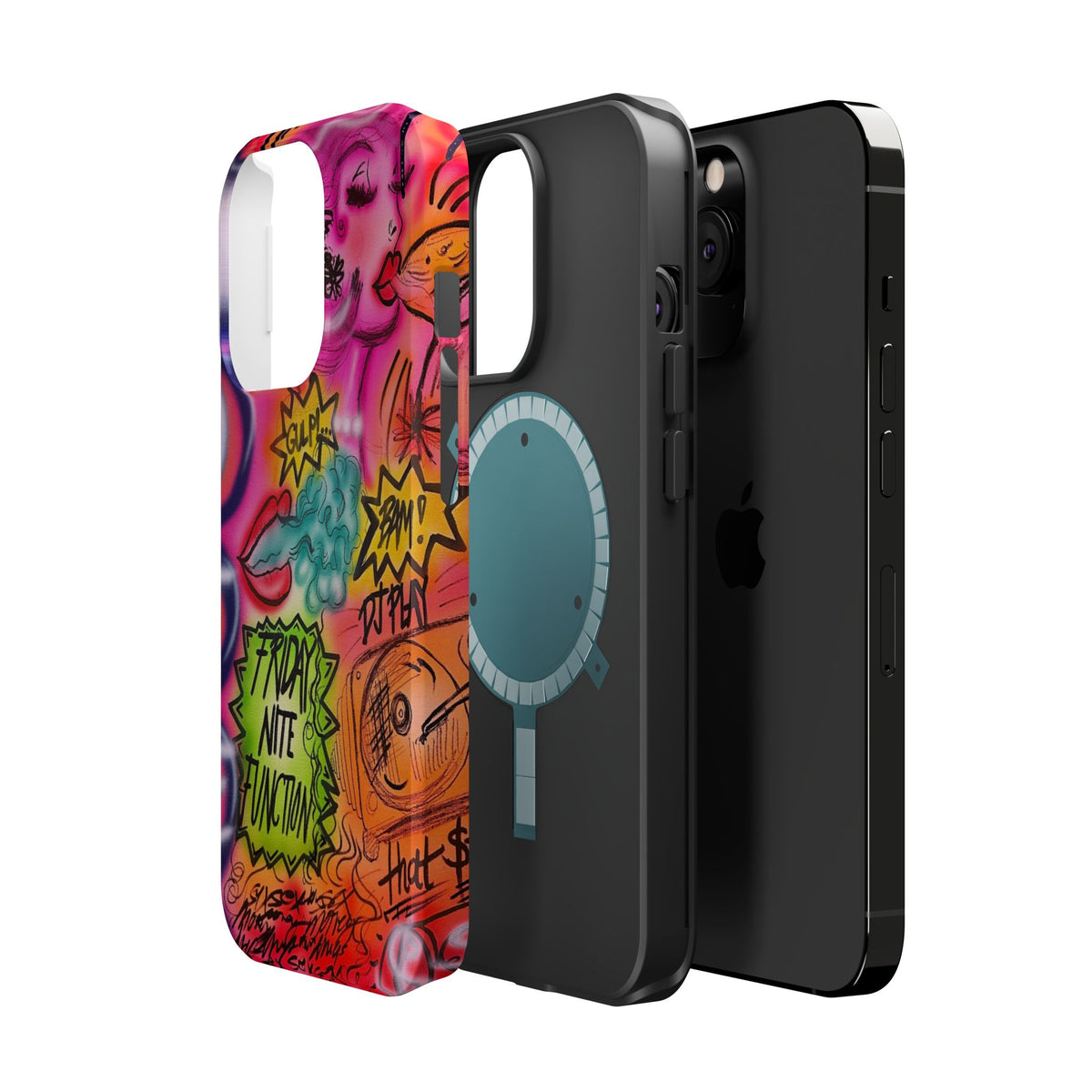 MagSafe „Vegas Ventures“ Airbrush iPhone-Hülle